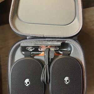 Skullcandy Black Over-Ear Headphones with Case